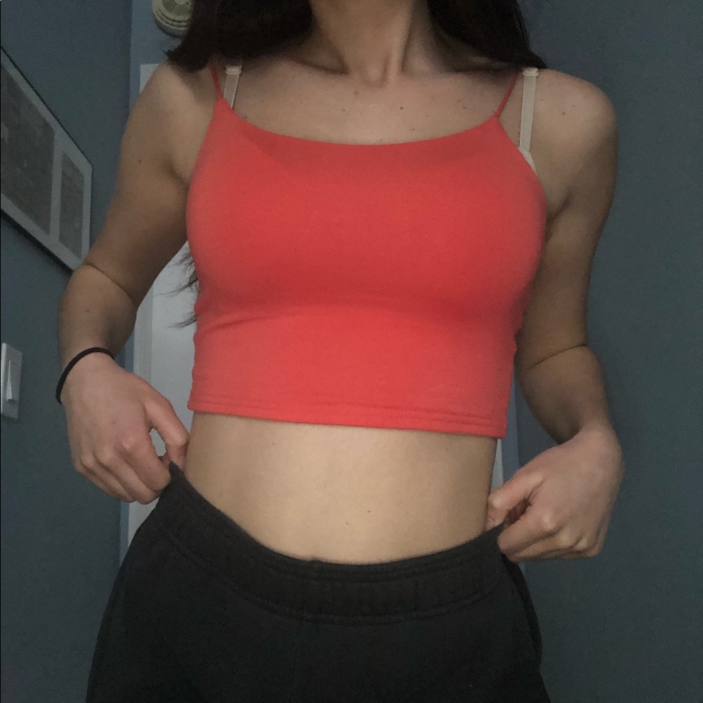 Pacsun Orange croptop size xs
